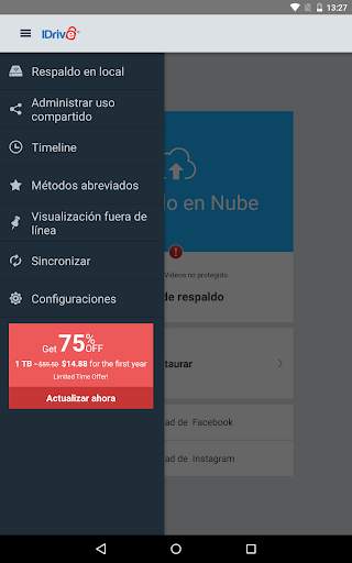IDrive Online Backup screenshot 6
