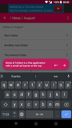 Notes & Folders 5 تصوير الشاشة