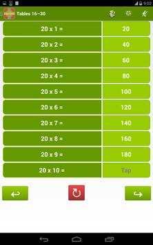 Learn Multiplication Tables screenshot 3