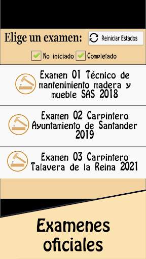 TestOpos Carpintería screenshot 5