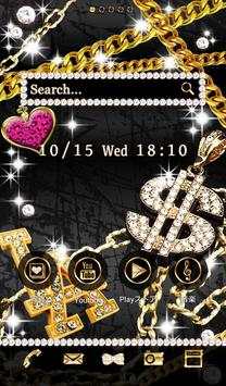 Cute wallpaper★Gold × Black screenshot 1