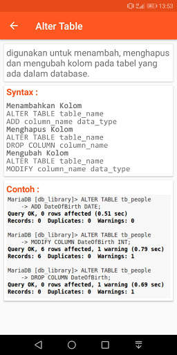 SQL Syntax screenshot 4