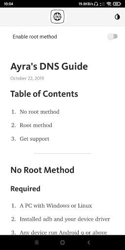 Ayra's DNS - Without VPN (No Root) screenshot 6