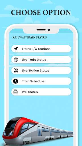 Live Train Status, PNR Status : Where is my Rail screenshot 1
