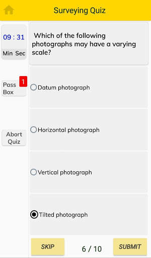 Surveying MCQs screenshot 5