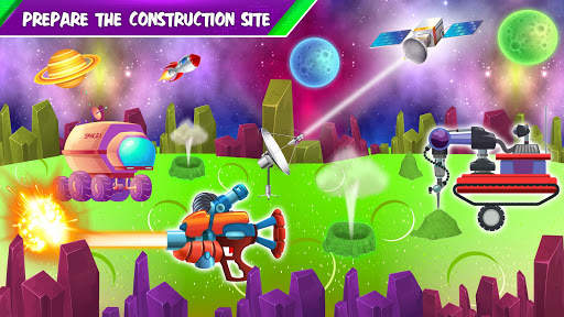 Build a Space City : Construction Game screenshot 2