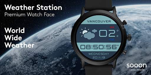 Weather Station Premium Watch Face screenshot 1