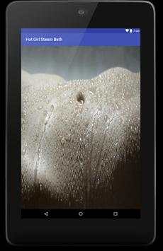 Hot girl Steam Bath Live Wallpaper screenshot 4