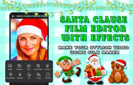 Santa Claus Film Editor With Effects screenshot 4