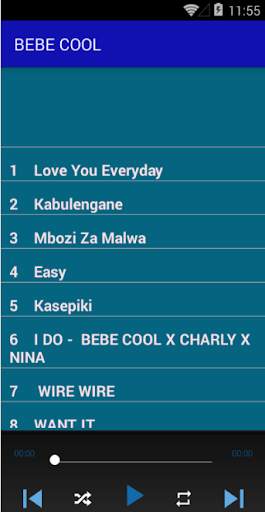 All songs of Bebe Cool - offline screenshot 3