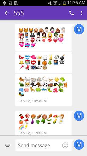 Emoji Fonts for FlipFont screenshot 1