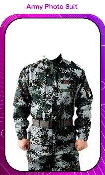 Man Army Suit Photo Editor 4 تصوير الشاشة