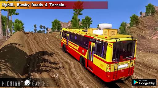 Offroad Coach Simulator : Offroad Bus Games 2021 screenshot 3