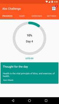 30 Day Abs Challenge screenshot 1