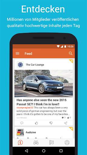 Tapatalk screenshot 1