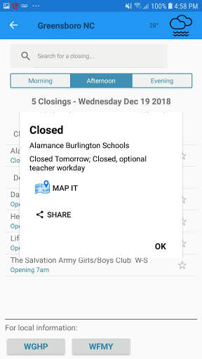 RUClosed - School / Work closed? Snow Day? screenshot 7