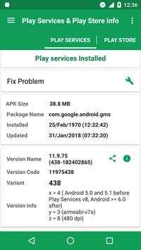Play Services & Play store Information screenshot 7
