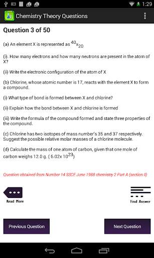 Full Chemistry Questions скриншот 5