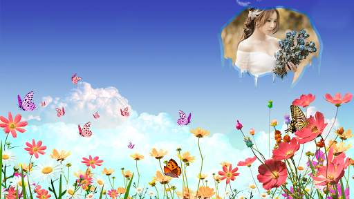 Rose Flower GIF Photo Frame Editor screenshot 4