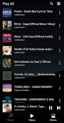 Play All - Music Player, MP3 Player & Audio Player screenshot 1