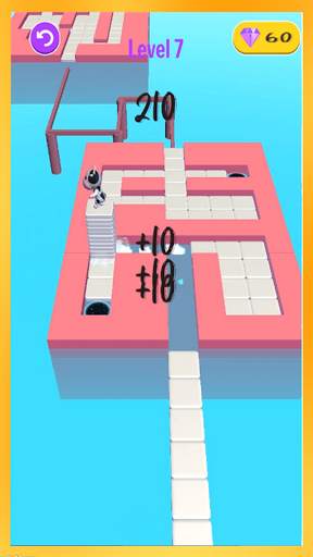 Stacky Dash - Stacky Maze Cube 3D скриншот 3