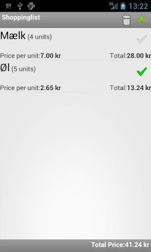 Shopping List screenshot 1