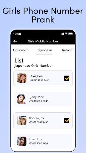 Girl Mobile Number Prank - Girl Chat for Whatsapp screenshot 5