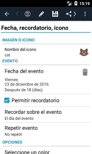Cuaderno jerárquicos de notas screenshot 4