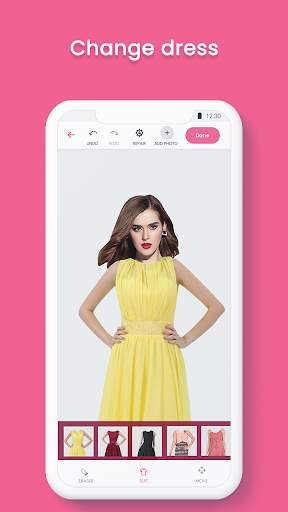 Short Dress Photo Suit for Girls screenshot 4