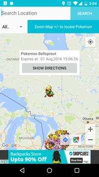 Poké Finder Live Find Pokémon screenshot 2