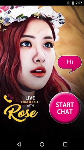 Rose Black Pink Messenger - Prank screenshot 2