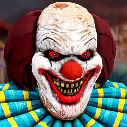 Scary Clown Horror Games 3d icon