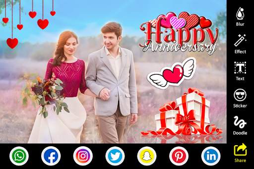 Marriage Anniversary Photo Editor screenshot 6