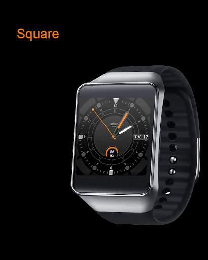 Orange Point Free Watch Face screenshot 2
