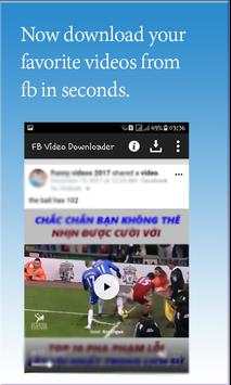 Fb Video Downloader screenshot 4