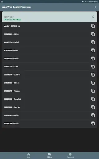 Wps Wpa Tester Premium 10 تصوير الشاشة