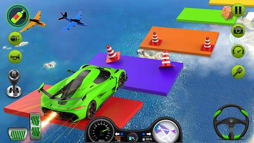 Impossible Mega Ramp Car Stunt screenshot 13