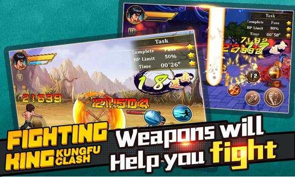 Fighting King : Kungfu Clash Lite скриншот 1