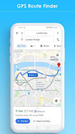 GPS Route Finder Maps Navigate screenshot 1