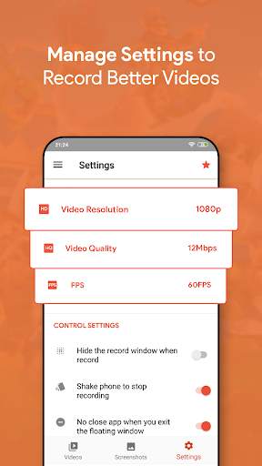 Perekam Layar & Perekam Video - Rekam, Edit screenshot 6