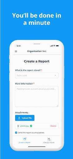 FaceUp: Safe reporting screenshot 3