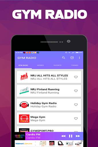 Gym Radio Workout Music App screenshot 1
