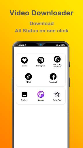 SnapT Video Downloader 2021 - Video Downloader स्क्रीनशॉट 1