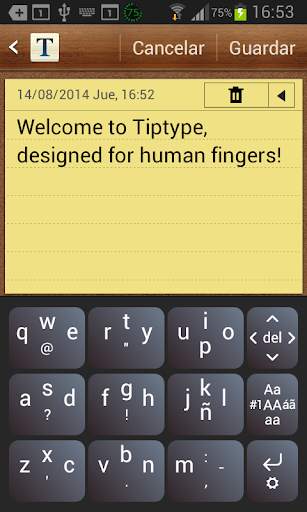 TipType Keyboard Lite screenshot 1