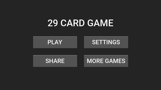 29 Card Game screenshot 1