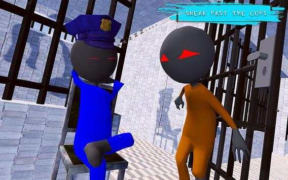 Stickman Adventure: Prison Jail Break Mission screenshot 2