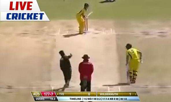 Cricket Matches Live Sports Channels & Score screenshot 1