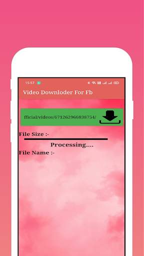 Video Downloder For Fb स्क्रीनशॉट 6