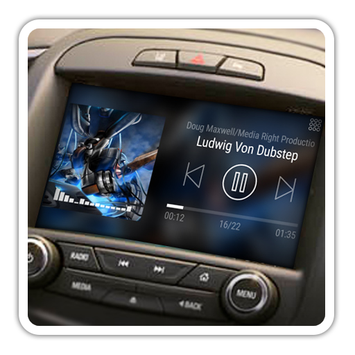 Blure Music - theme for CarWebGuru Launcher icon