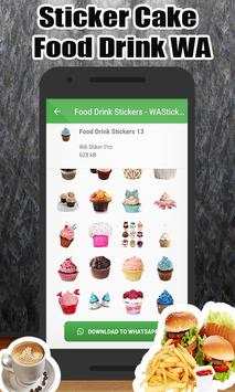 Food Drink Stickers - WAStickerApps screenshot 1